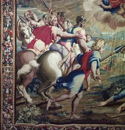 Tapestry depicting the Acts of the Apostles, the Conversion Saint Paul (detail) by Raffaello Sanzio Raphael